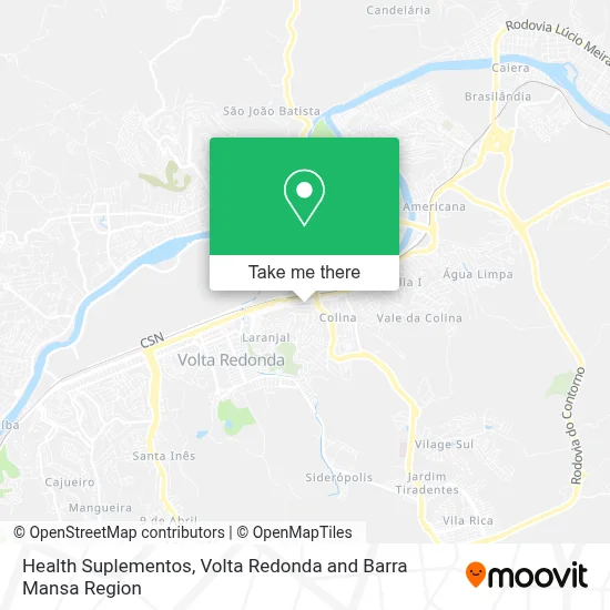 Health Suplementos map