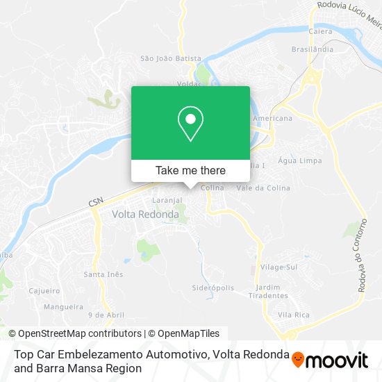 Top Car Embelezamento Automotivo map