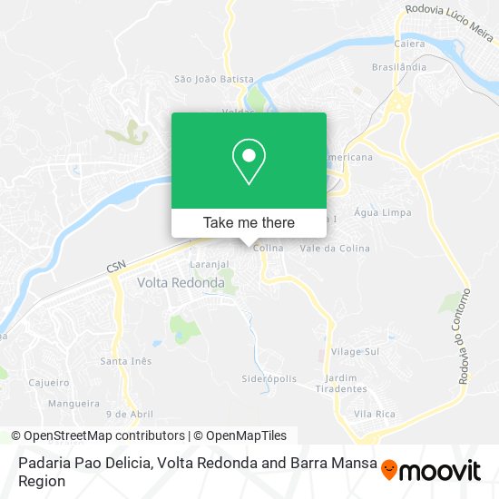 Padaria Pao Delicia map