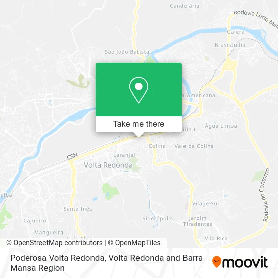 Poderosa Volta Redonda map