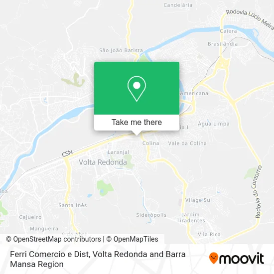 Ferri Comercio e Dist map