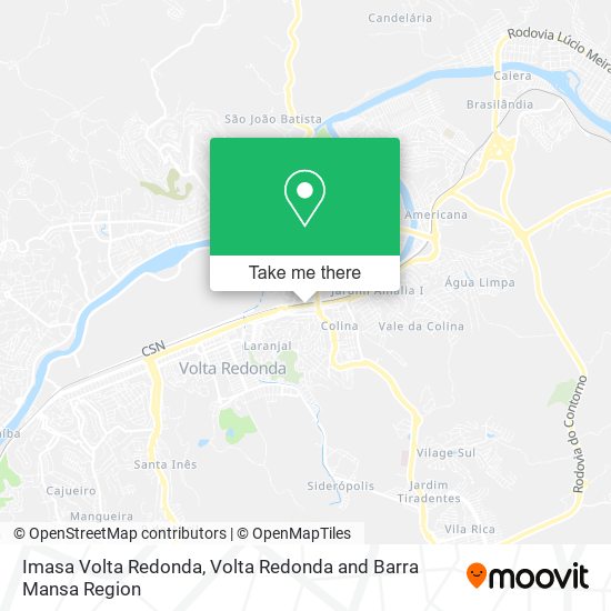 Mapa Imasa Volta Redonda