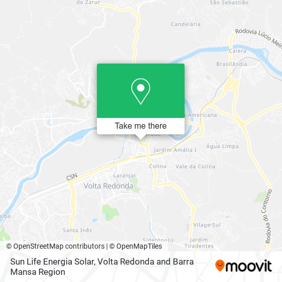 Mapa Sun Life Energia Solar