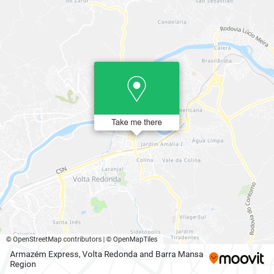 Armazém Express map