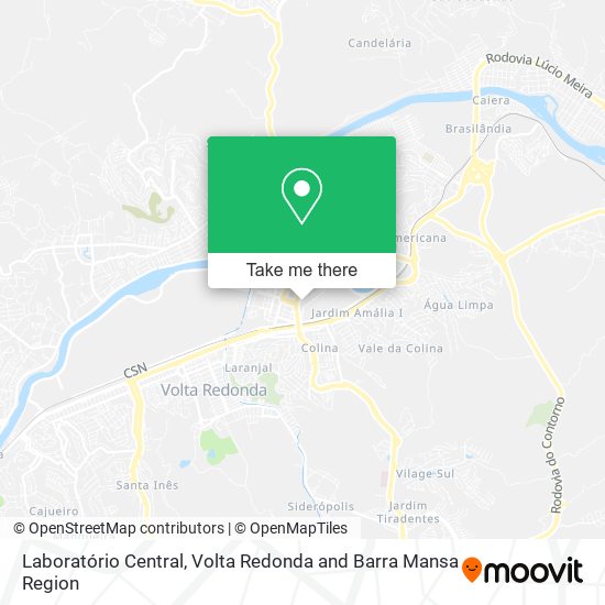 Laboratório Central map