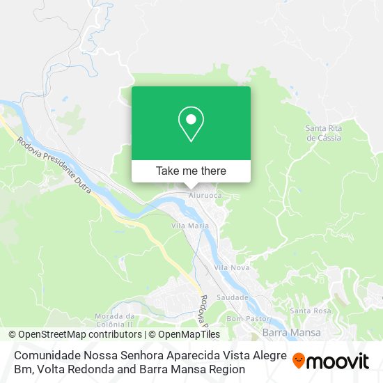 Comunidade Nossa Senhora Aparecida Vista Alegre Bm map