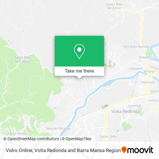 Vidro Online map