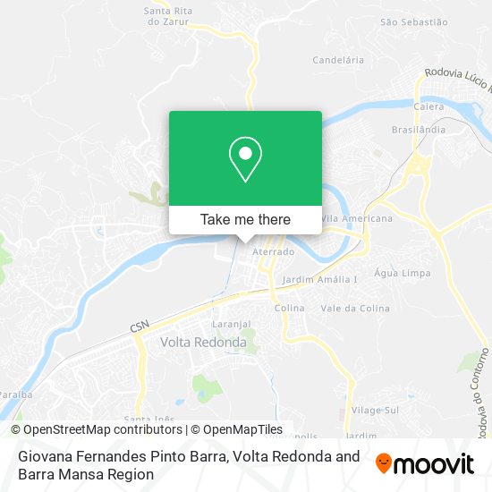 Giovana Fernandes Pinto Barra map