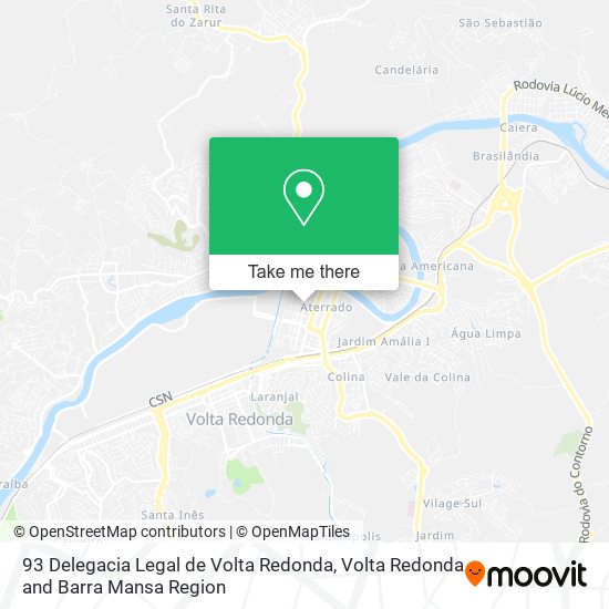 93 Delegacia Legal de Volta Redonda map