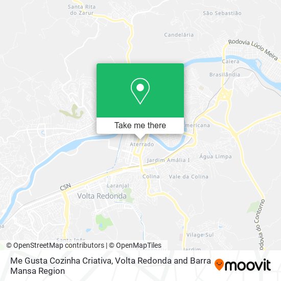 Me Gusta Cozinha Criativa map