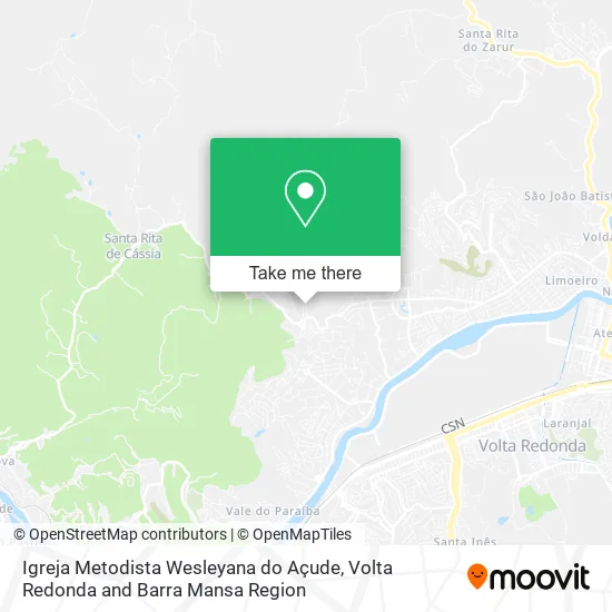 Igreja Metodista Wesleyana do Açude map