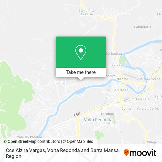 Cce Alzira Vargas map
