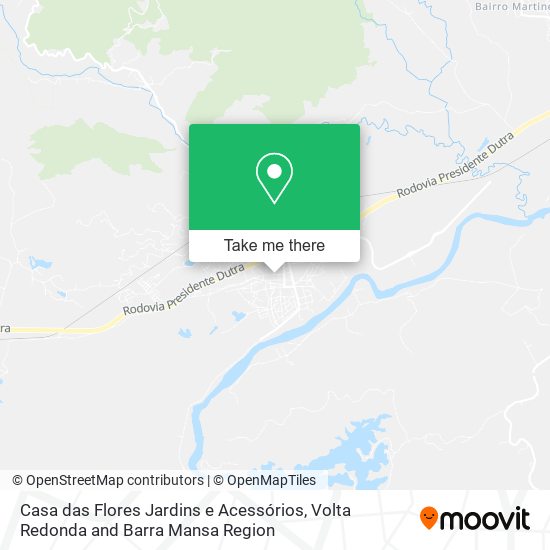Casa das Flores Jardins e Acessórios map