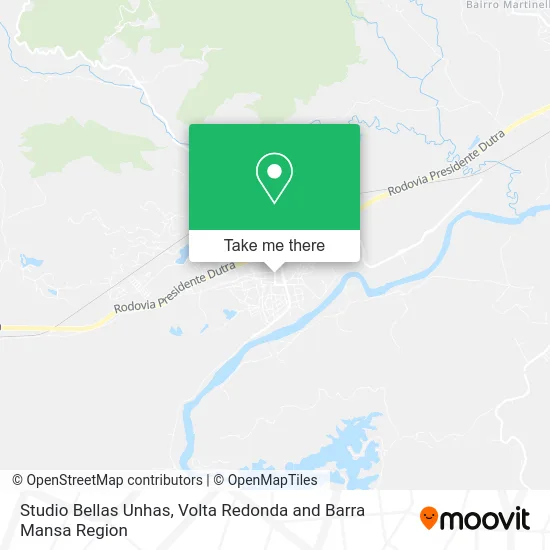 Studio Bellas Unhas map