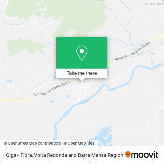 Mapa Giga+ Fibra