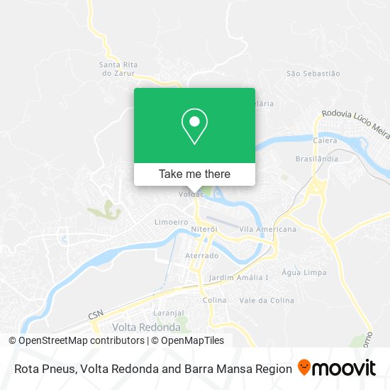 Mapa Rota Pneus