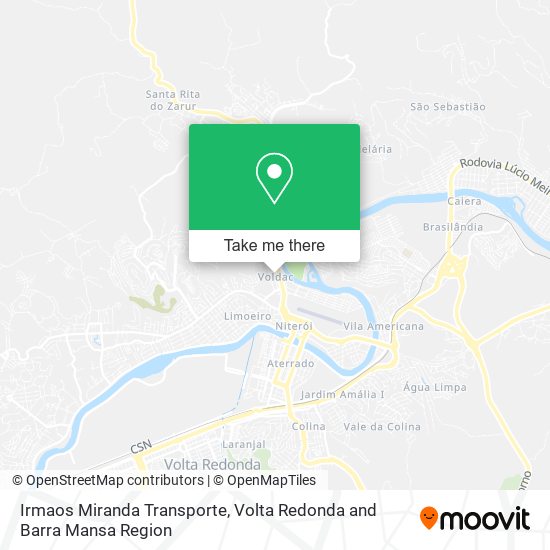 Irmaos Miranda Transporte map