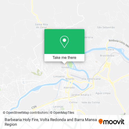 Mapa Barbearia Holy Fire