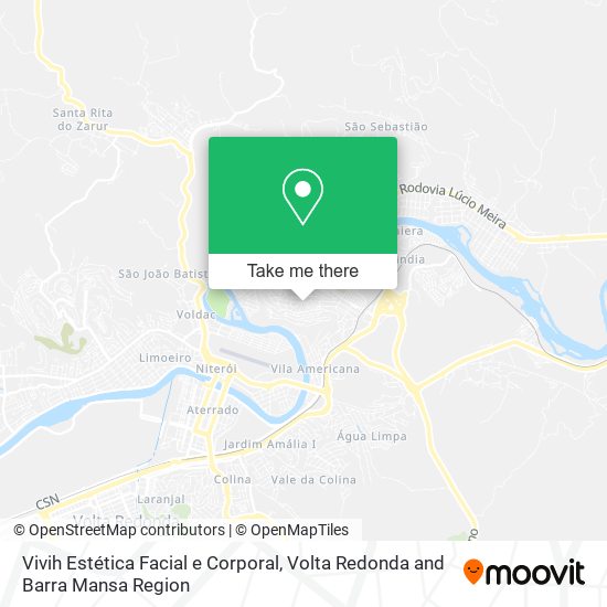 Vivih Estética Facial e Corporal map