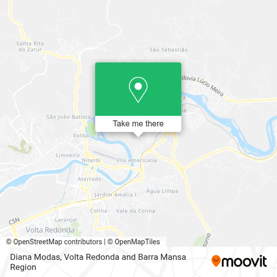 Diana Modas map