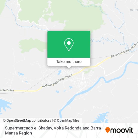 Supermercado el Shaday map