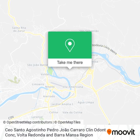 Ceo Santo Agostinho Pedro João Carraro Clin Odont Conc map