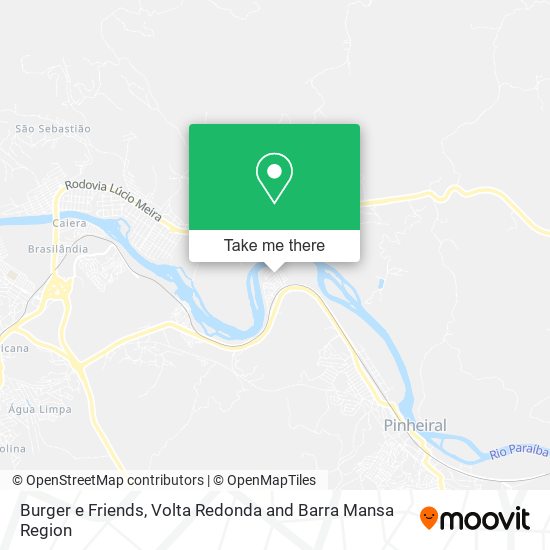 Burger e Friends map