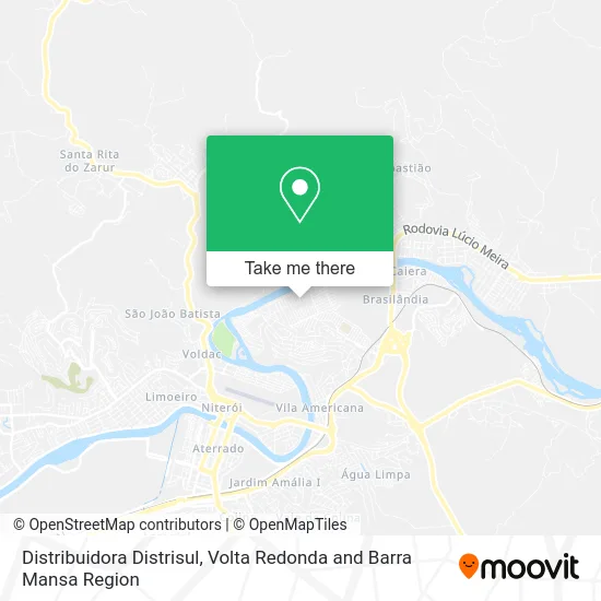 Distribuidora Distrisul map