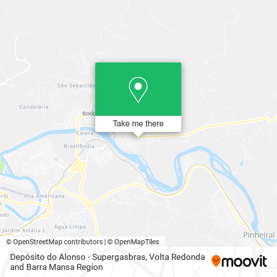 Depósito do Alonso - Supergasbras map