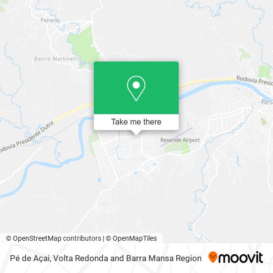 Pé de Açai map