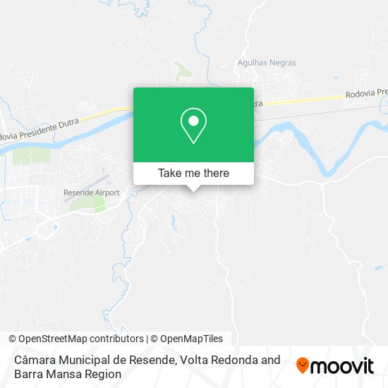 Câmara Municipal de Resende map