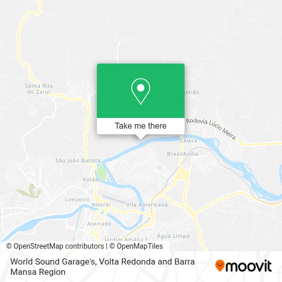 World Sound Garage's map