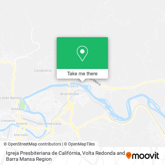 Igreja Presbiteriana de Califórnia map