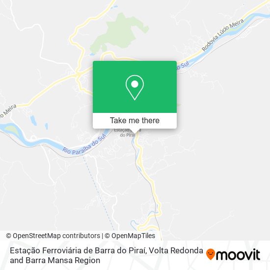 Estação Ferroviária de Barra do Piraí map