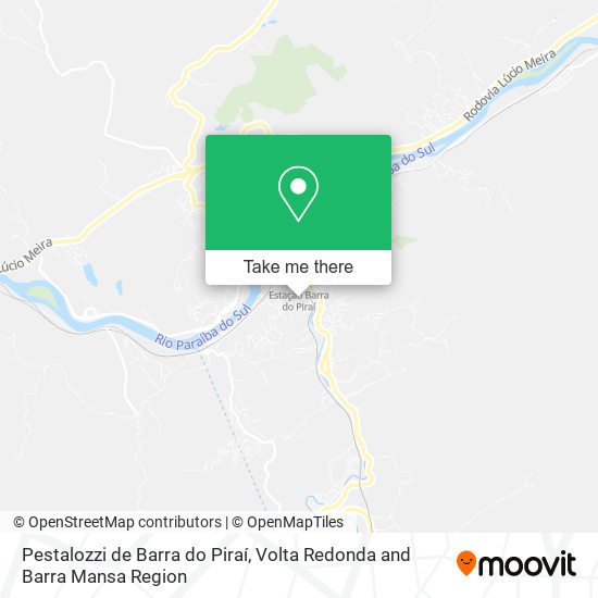 Pestalozzi de Barra do Piraí map