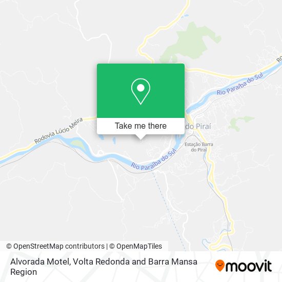 Alvorada Motel map