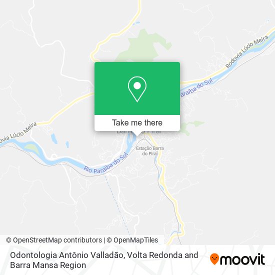 Odontologia Antônio Valladão map