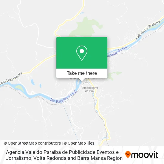 Agencia Vale do Paraiba de Publicidade Eventos e Jornalismo map