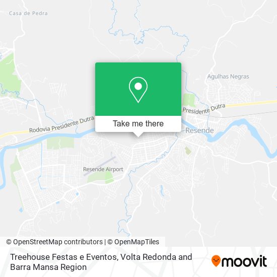 Treehouse Festas e Eventos map