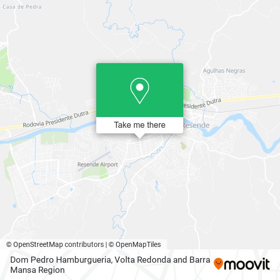 Dom Pedro Hamburgueria map