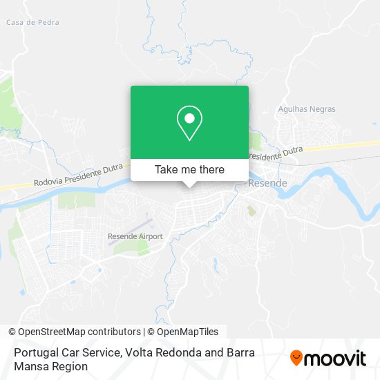 Portugal Car Service map