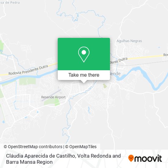 Cláudia Aparecida de Castilho map