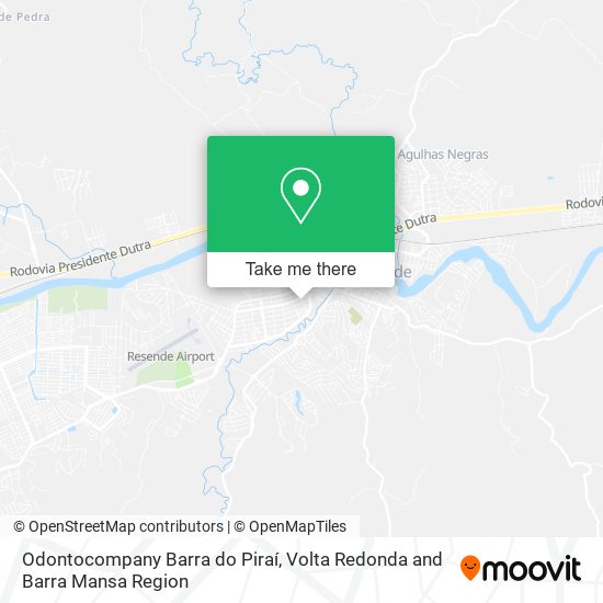 Odontocompany Barra do Piraí map
