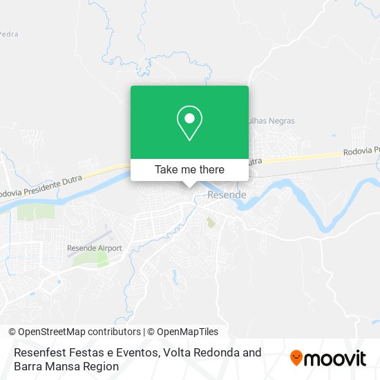 Mapa Resenfest Festas e Eventos