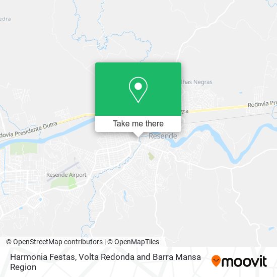 Mapa Harmonia Festas