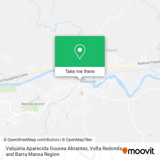 Valquiria Aparecida Gouvea Abrantes map