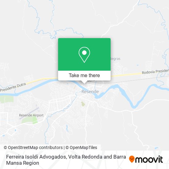 Ferreira Isoldi Advogados map