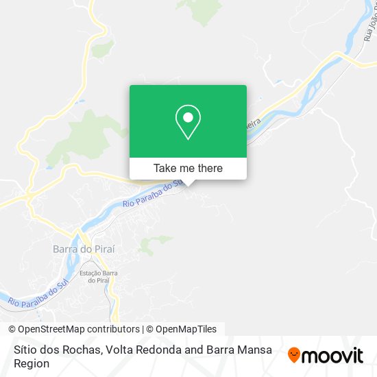 Sítio dos Rochas map