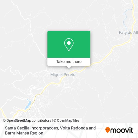 Santa Cecilia Incorporacoes map