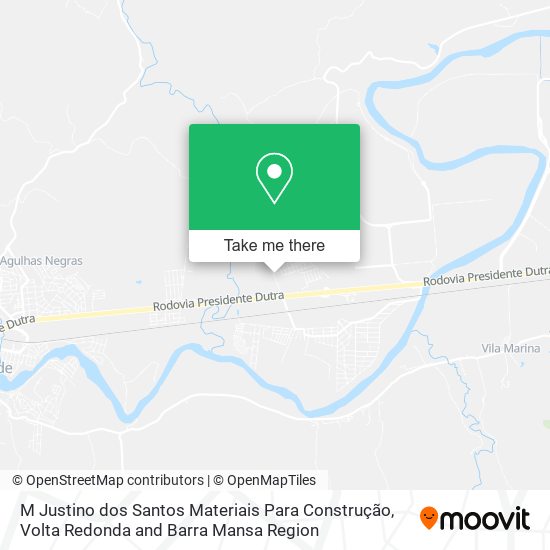 M Justino dos Santos Materiais Para Construção map